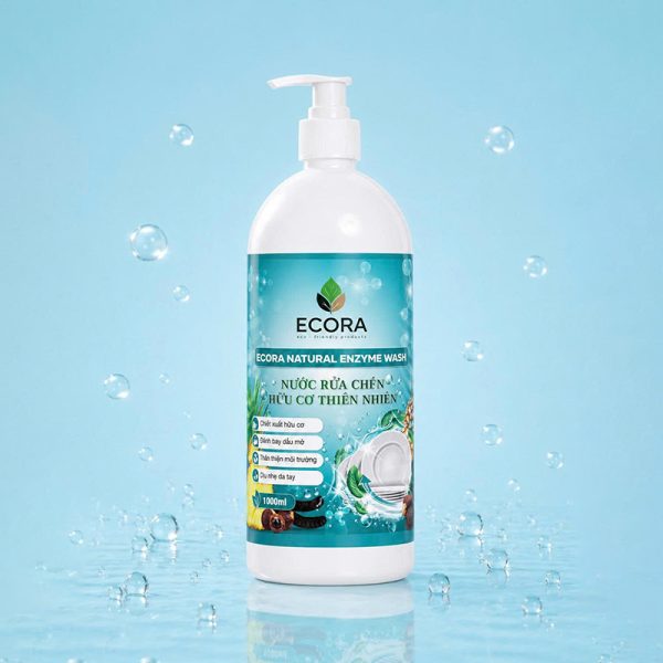 Nước rửa chén hữu cơ thiên nhiên Ecora